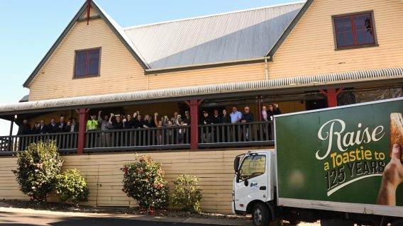 Bega transformed into ‘Toastie Town’ for Bega Group’s 125th anniversary, via Thinkerbell