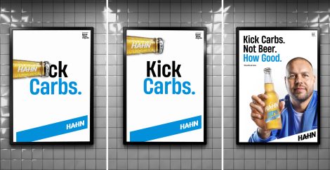 Buddy Franklin kicks off Hahn’s ‘Kick Carbs Not Beer’ campaign, via Thinkerbell