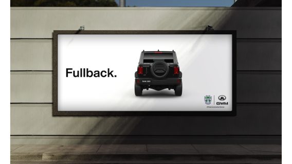 GWM’s Tank 300 embodies NRL’s One New Zealand Warriors in OOH campaign