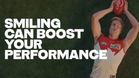 Colgate reveals a true ‘game face’ in new spot for 2024 AFL season