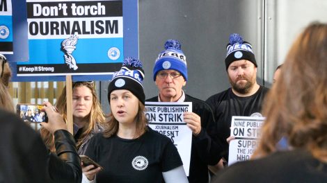 ‘How about we see more investment in the people on the ground?’: Nine bosses blasted for being in Paris amidst journo strike