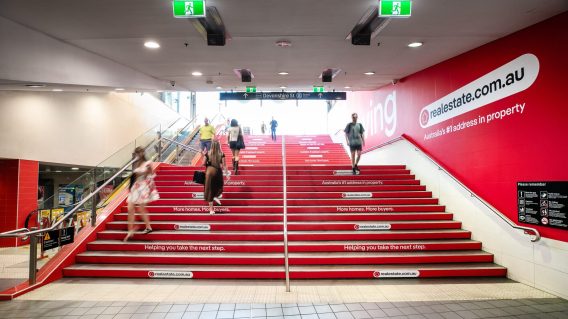 Realestate.com.au targets commuters in outdoor Spring campaign