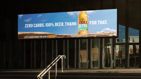 A bearded dragon and Thinkerbell help XXXX launch new zero carb beer