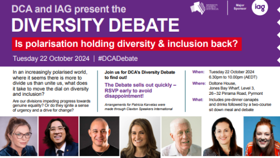 Diversity Council Australia’s Diversity Debate returns