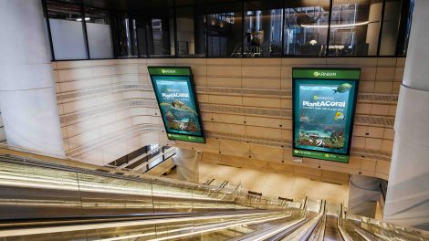 Garnier brings the Great Barrier Reef to Martin Place, via oOh!media