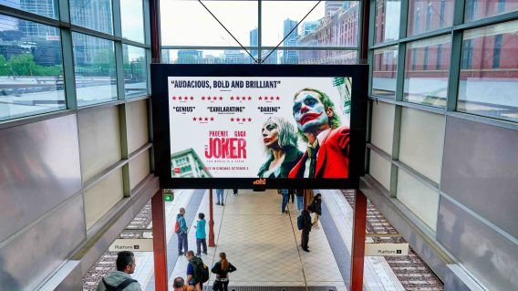 Joker: Folie à Deux dominates Flinders Street Station with activation