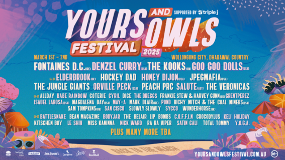 Major brands sign on to Yours and Owls Festival as 2025 line-up revealed