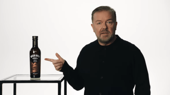 Ricky Gervais plans to go global with Dutch Barn Vodka as comedian takes aim at ‘hypocrites’ for banning TV ads