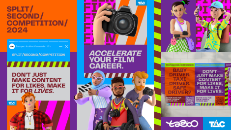‘We’re trying to talk to young drivers in a language they understand’: TABOO backs road safety platform comp for sixth year