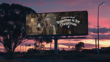 A singing donkey stars in Telstra’s 2024 Christmas campaign, via Bear Meets Eagle On Fire and +61