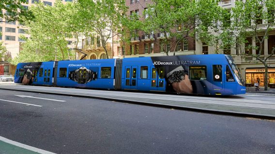JCDecaux introduces Melbourne ULTRATRAM wrap offering
