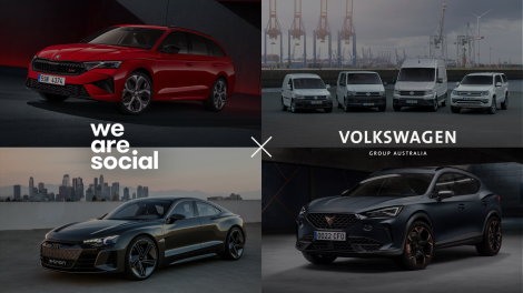 ‘We’re thrilled to expand the relationship’: We Are Social named social agency of record via Volkswagen Group Australia