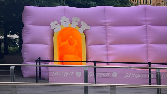 Shhh! Schweppes delivers soft vibes in new NGV activation, via Clemenger BBDO and Traffik