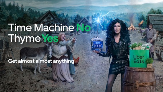 Cher turns back time in clever new Uber Eats campaign