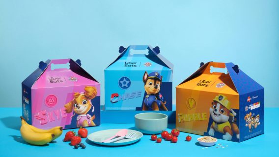 PAW Patrol and Uber Eats link up, via Special PR and Hatched