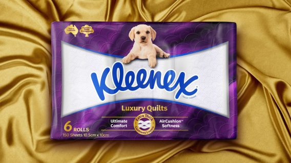 Hulsbosch refreshes packaging for Kleenex
