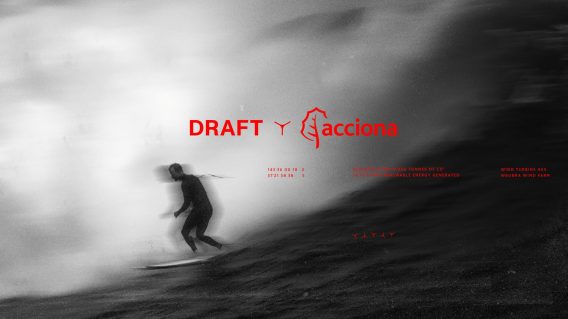 DDB Melbourne and ACCIONA release surfboard made from wind turbines