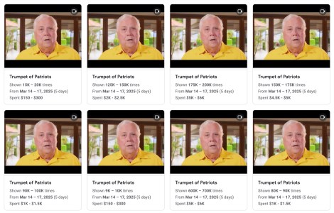 Clive Palmer spends $570k on Youtube ads