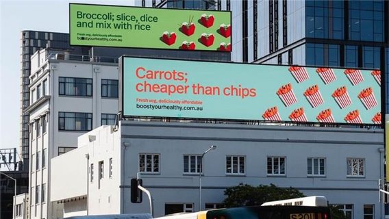 Outdoor Media Association finds members forked out generous donations for healthy eating campaign