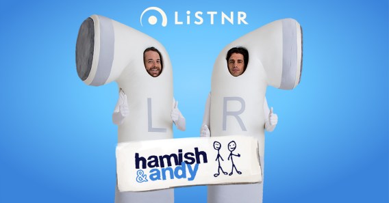 Hamish & Andy sign long-term deal to remain exclusive to LiSTNR