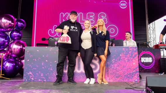 Kyle & Jackie O’s $5 Million Dawn Dig draws hundreds to St Kilda West Beach
