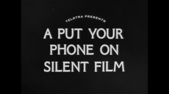 Telstra reminds moviegoers to put their phones on silent, via new films from +61 and Bear Meets Eagle On Fire
