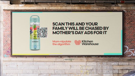 Kitchen Warehouse helps mums ‘mum-nipulate’ the algorithm for the perfect Mother’s Day gift