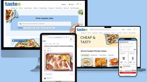 Taste.com.au unveils major site evolution with new features