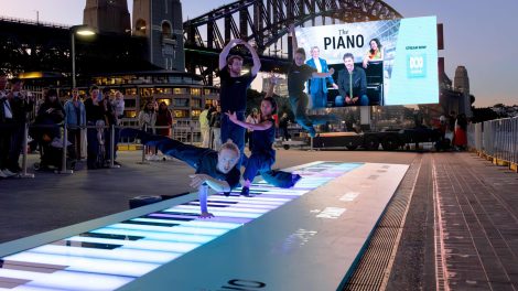 Curious Nation transforms Circular Quay for ABC’s The Piano