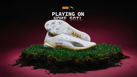 XXXX and Puma create ‘Home Soil’ boots for Maroons’ Cameron Munster, via Thinkerbell