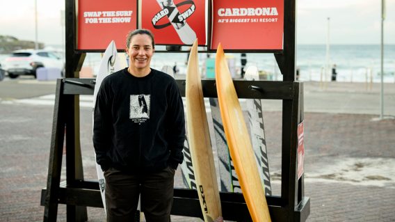 Cardrona Alpine Resort and Treble Cone launched Bondi ‘Board Swap’ with Thinkerbell