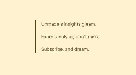 Subscribe, and dream