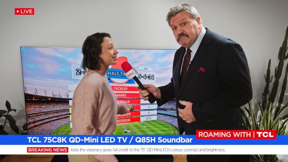 Visual Domain partners with TCL on AFL finals TV campaign featuring Brian Taylor