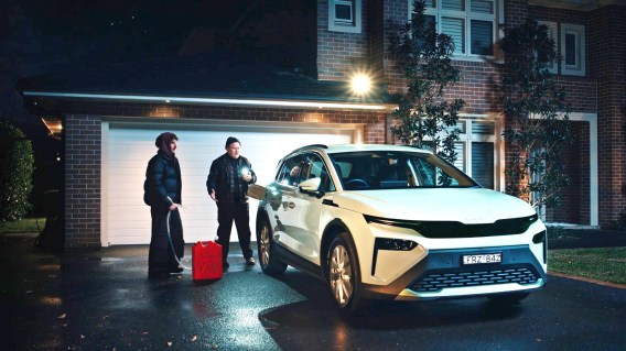 Fuel thieves left baffled in DDB Sydney’s new Skoda EV ad