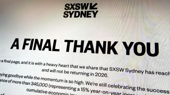 SXSW calls time on Sydney event