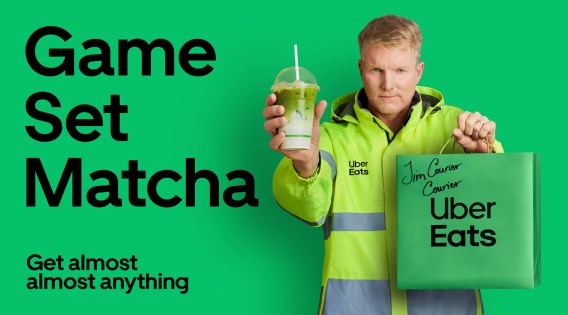 Jim Courier finds his true calling in Uber Eats’ AO campaign