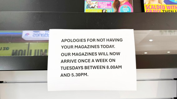 Empty shelves on a Monday: Magazine retreat continues